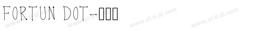 FORTUN DOT字体转换